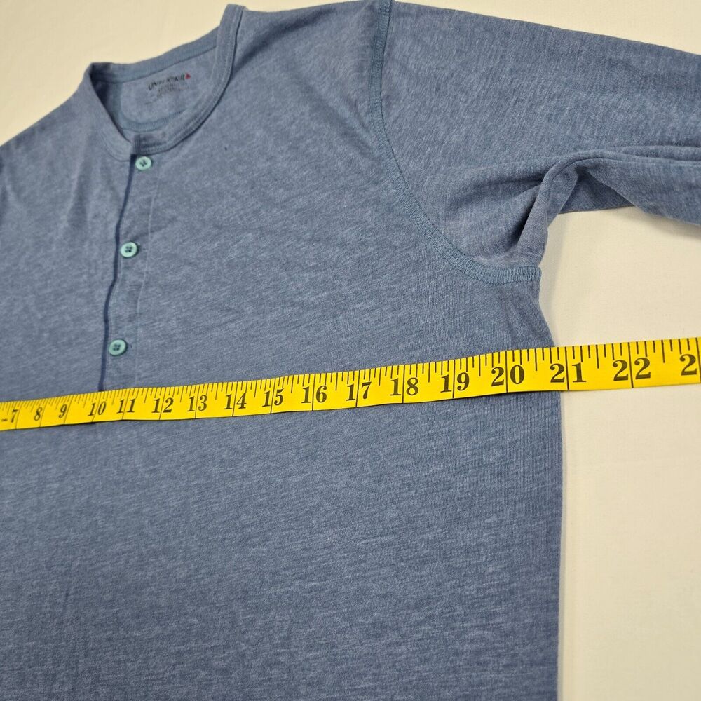 Untuckit Men's Blue Long Sleeve Henley t-Shirt Size M - Picture 7 of 8